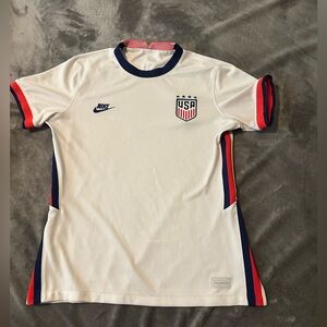 Nike White and Blue Sports Top